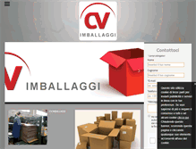 Tablet Screenshot of cvimballaggi.com